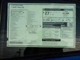 2013 Dodge Dart Rallye Window Sticker