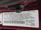 2005 4Runner Color Code for Salsa Red Pearl - Color Code: 3Q3