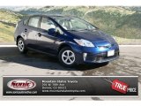 2012 Nautical Blue Metallic Toyota Prius 3rd Gen Three Hybrid #73233078