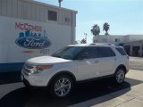 2013 White Platinum Tri-Coat Ford Explorer XLT #73233210