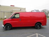 2001 Victory Red Chevrolet Express 2500 Commercial Van #73233790