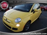 2012 Giallo (Yellow) Fiat 500 Sport #73289370