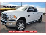 2012 Bright White Dodge Ram 2500 HD Laramie Longhorn Crew Cab 4x4 #73289144