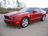 2013 Red Candy Metallic Ford Mustang GT Premium Coupe #73288800