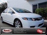 2010 Taffeta White Honda Civic LX Sedan #73288759