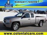2008 Graystone Metallic Chevrolet Silverado 1500 LT Extended Cab 4x4 #73289407