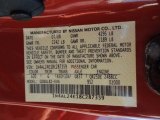 2008 Altima Color Code for Code Red Metallic - Color Code: A20