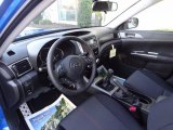 2012 Subaru Impreza WRX 4 Door WRX Carbon Black Interior