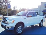 2013 Oxford White Ford F150 Lariat SuperCab 4x4 #73347658