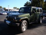 2008 Jeep Green Metallic Jeep Wrangler Unlimited Sahara 4x4 #73347874