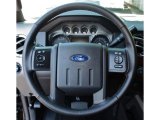 2012 Ford F250 Super Duty Lariat Crew Cab 4x4 Steering Wheel