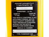 2008 Lamborghini Gallardo Spyder Info Tag