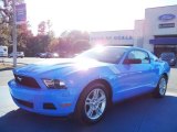 2010 Grabber Blue Ford Mustang V6 Coupe #73347669