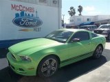 2013 Gotta Have It Green Ford Mustang V6 Coupe #73408432