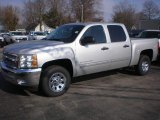 2012 Silver Ice Metallic Chevrolet Silverado 1500 LT Crew Cab #73408688