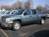 2012 Blue Granite Metallic Chevrolet Silverado 1500 LT Crew Cab 4x4 #73408687