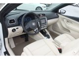 2013 Volkswagen Eos Komfort Cornsilk Beige Interior