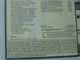 2013 Maserati GranTurismo Sport Coupe Window Sticker