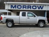 2013 Silver Ice Metallic Chevrolet Silverado 1500 LT Extended Cab 4x4 #73440522