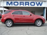 2013 Crystal Red Tintcoat Chevrolet Equinox LT AWD #73440519