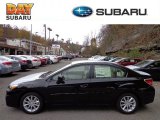 2013 Obsidian Black Pearl Subaru Impreza 2.0i Premium 4 Door #73440501