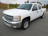 2013 Summit White Chevrolet Silverado 1500 LT Crew Cab #73440896