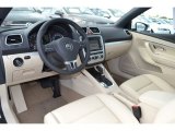 2013 Volkswagen Eos Komfort Cornsilk Beige Interior