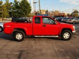 2005 Fire Red GMC Canyon SLE Extended Cab 4x4 #73484564