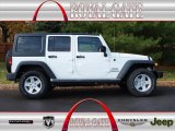 2013 Bright White Jeep Wrangler Unlimited Sport S 4x4 #73484557