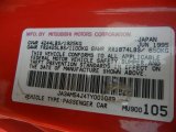 1996 Mitsubishi 3000GT SL Coupe Info Tag
