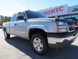 2005 Silver Birch Metallic Chevrolet Silverado 1500 Z71 Extended Cab 4x4 #73484769