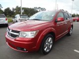 2009 Inferno Red Crystal Pearl Dodge Journey R/T #73485070