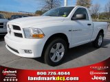 2012 Bright White Dodge Ram 1500 Express Regular Cab #73484713