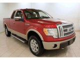 2010 Red Candy Metallic Ford F150 Lariat SuperCab 4x4 #73485013