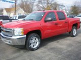 2012 Victory Red Chevrolet Silverado 1500 LT Crew Cab 4x4 #73539053