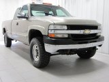 2002 Chevrolet Silverado 2500 LS Extended Cab 4x4 Front 3/4 View