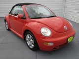 2003 Sundown Orange Volkswagen New Beetle GLS Convertible #73538690