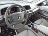 2007 BMW 7 Series 750Li Sedan Cream Beige Interior