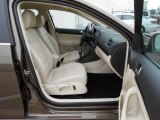 2013 Volkswagen Jetta TDI SportWagen Cornsilk Beige Interior