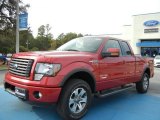 2012 Red Candy Metallic Ford F150 FX4 SuperCab 4x4 #73538563