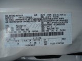 2013 C-Max Color Code for Oxford White - Color Code: YZ