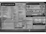 2013 Honda Odyssey EX-L Window Sticker