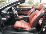 2013 Mercedes-Benz E 350 Cabriolet Red/Black Interior