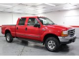 Red Ford F350 Super Duty in 2000