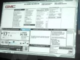 2013 GMC Savana Van 1500 Cargo Window Sticker