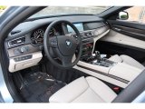 2011 BMW 7 Series ActiveHybrid 750Li Sedan Oyster/Black Interior