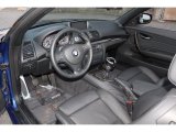 2011 BMW 1 Series 135i Convertible Black Interior