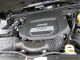 2013 Jeep Wrangler Unlimited Rubicon 4x4 3.6 Liter DOHC 24-Valve VVT Pentastar V6 Engine