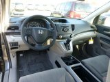 2013 Honda CR-V LX AWD Gray Interior