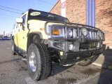 Yellow Hummer H2 in 2004